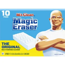 Mr. Clean Magic Eraser Sponges, Original, 7-3/4” x 4-5/8”, Pack Of 10 Sponges