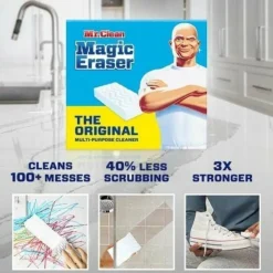 Mr. Clean Magic Eraser Sponges, Original, 7-3/4” x 4-5/8”, Pack Of 10 Sponges
