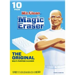 Mr. Clean Magic Eraser Sponges, Original, 7-3/4” x 4-5/8”, Pack Of 10 Sponges