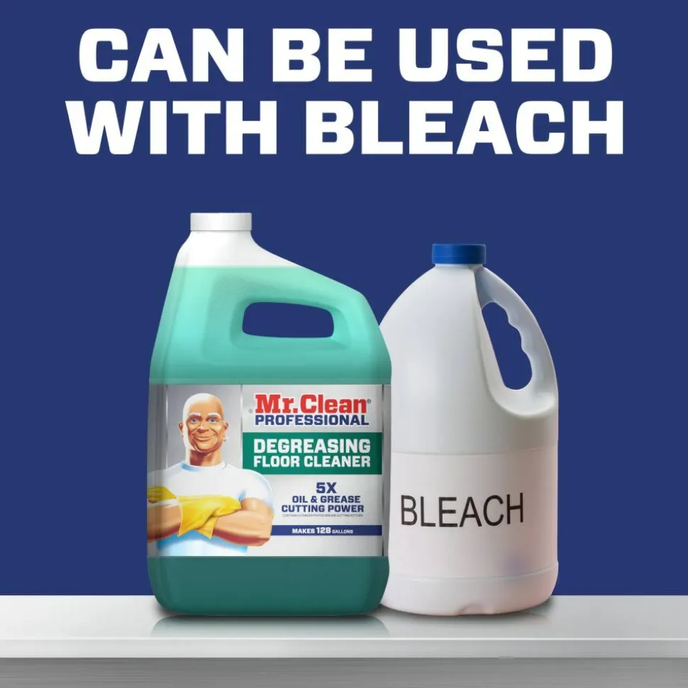 Mr. Clean Professional Degreasing Floor Cleaner, 1 Gallon, Case Of 3 Jugs
