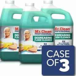 Mr. Clean Professional Degreasing Floor Cleaner, 1 Gallon, Case Of 3 Jugs