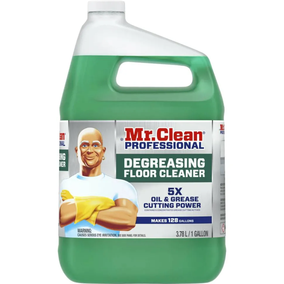 Mr. Clean Professional Degreasing Floor Cleaner, 1 Gallon, Case Of 3 Jugs