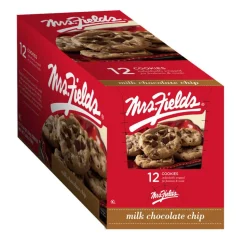 Mrs. Fields Gourmet Chocolate Chip Cookies, 2.1 Oz, Box Of 12