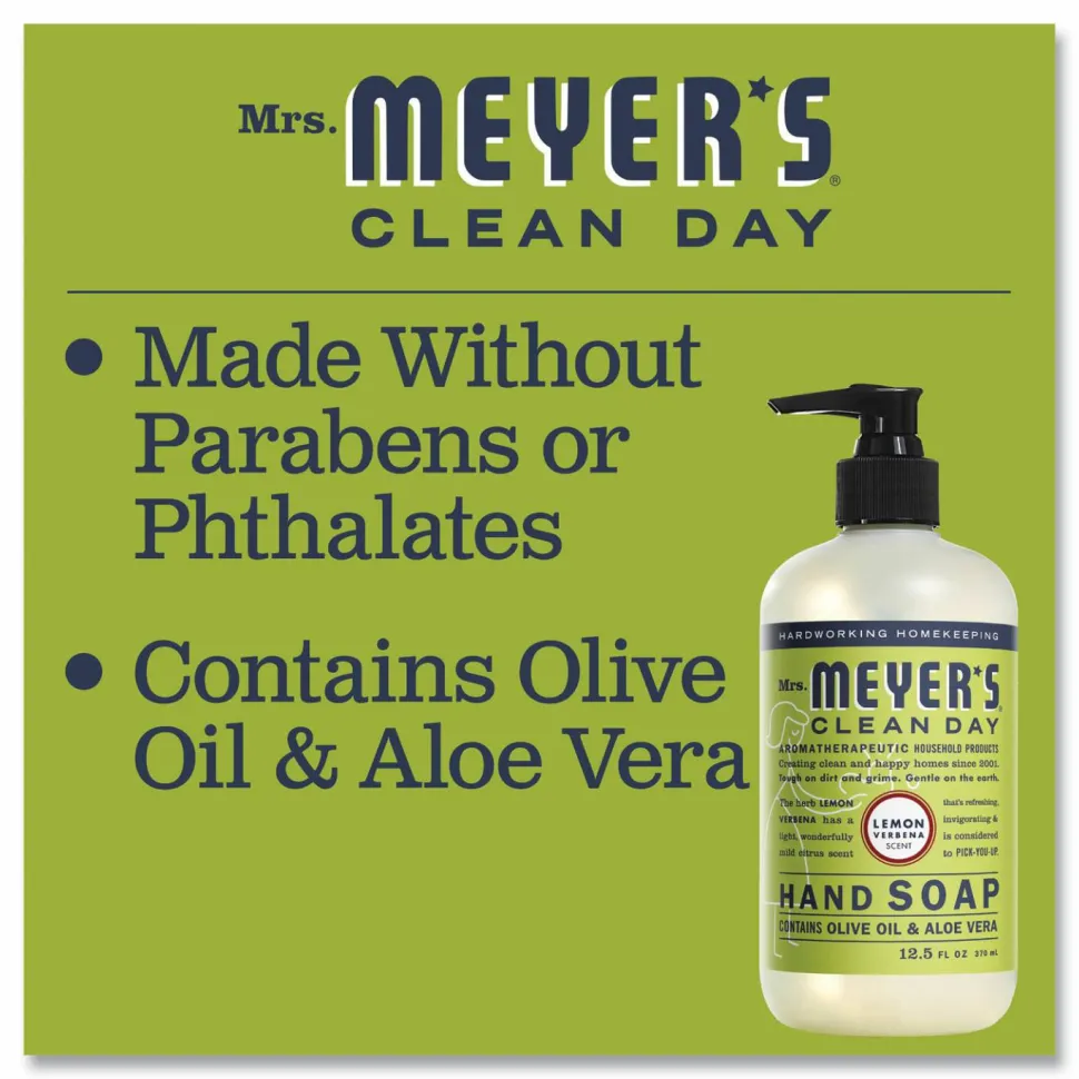 Mrs. Meyer's Clean Day Liquid Hand Soap, Lemon Verbena Scent, 12.5 oz