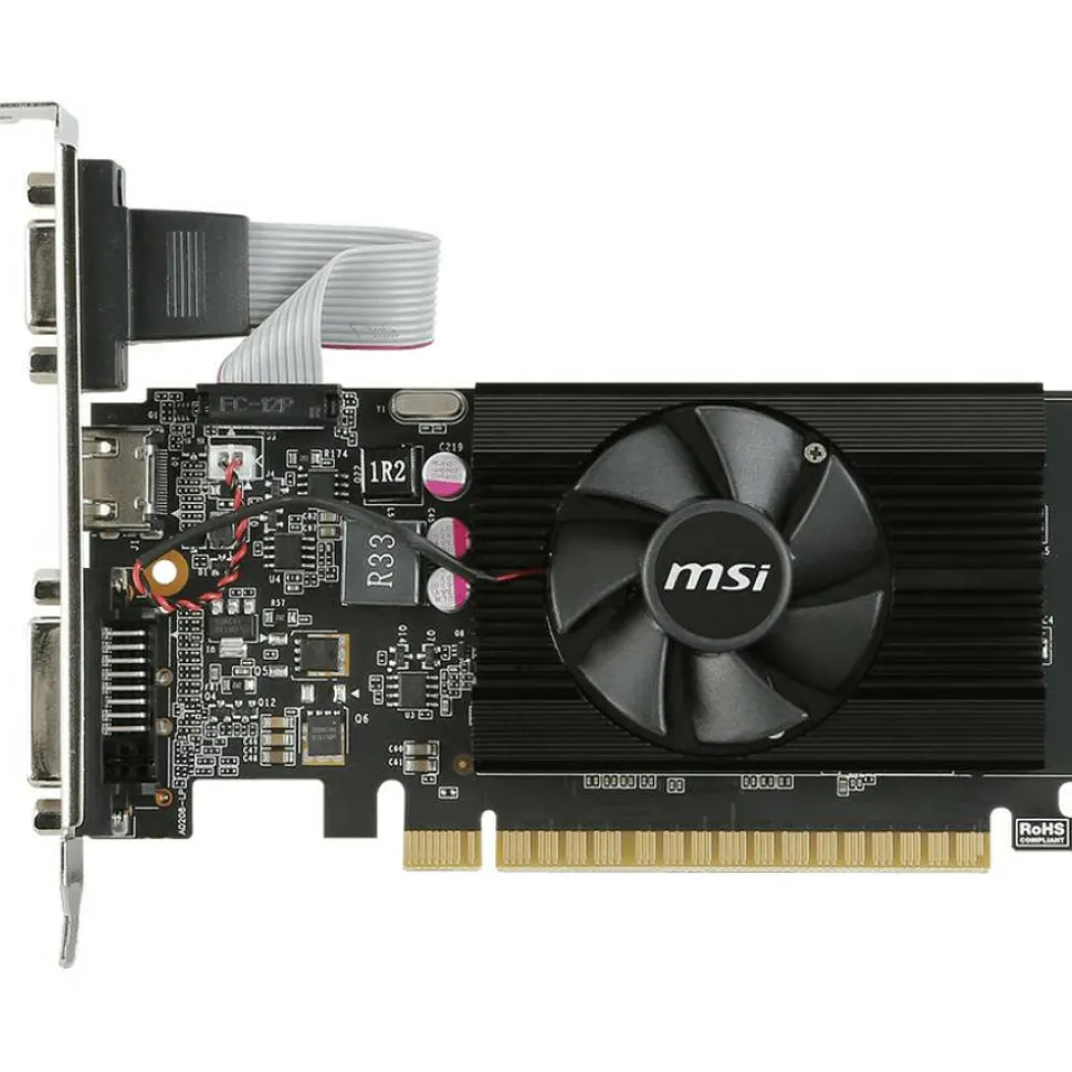 MSI GT 710 2GD3 LP - G7102D3P - 2GB DDR3 - HDMI - DVI-D