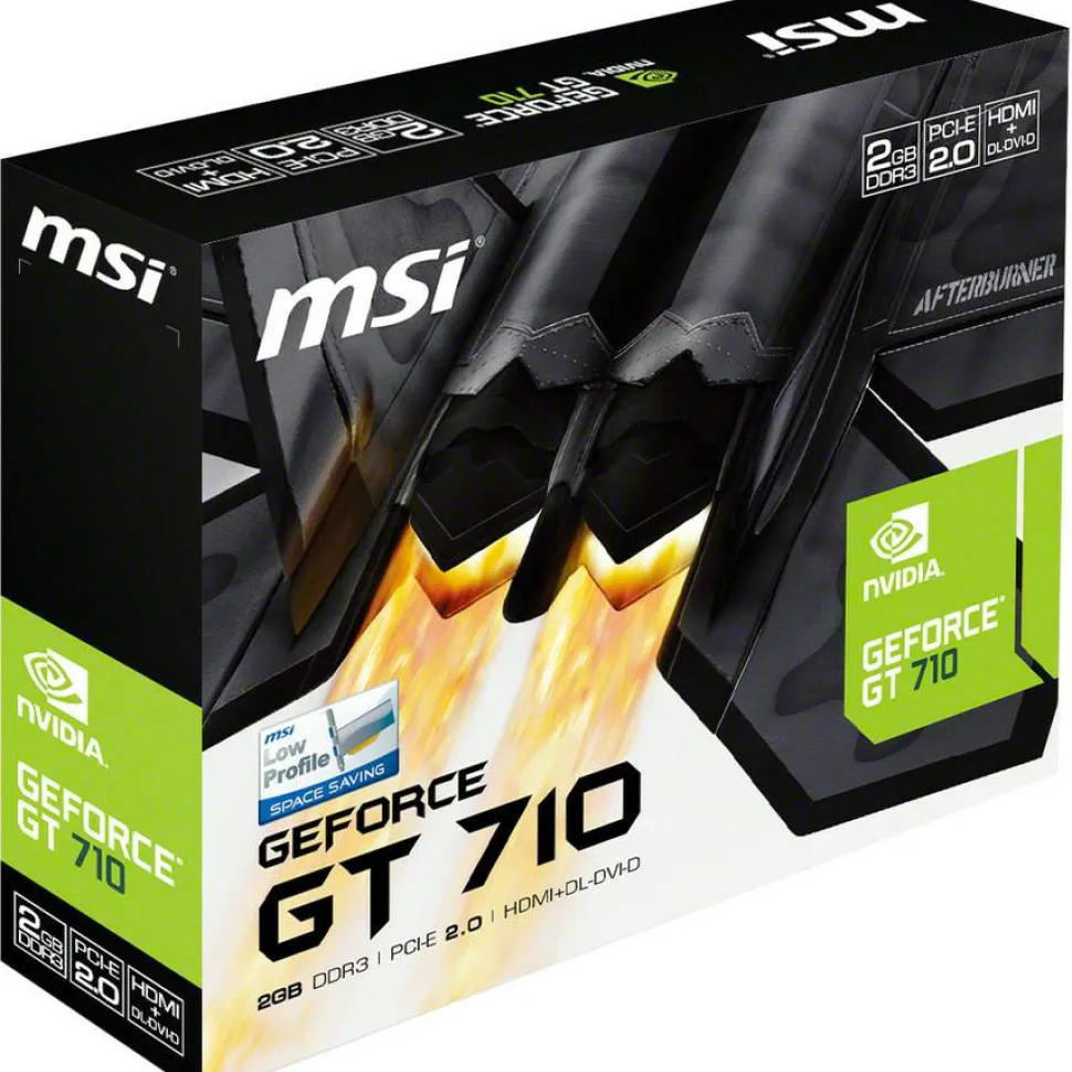MSI GT 710 2GD3 LP - G7102D3P - 2GB DDR3 - HDMI - DVI-D