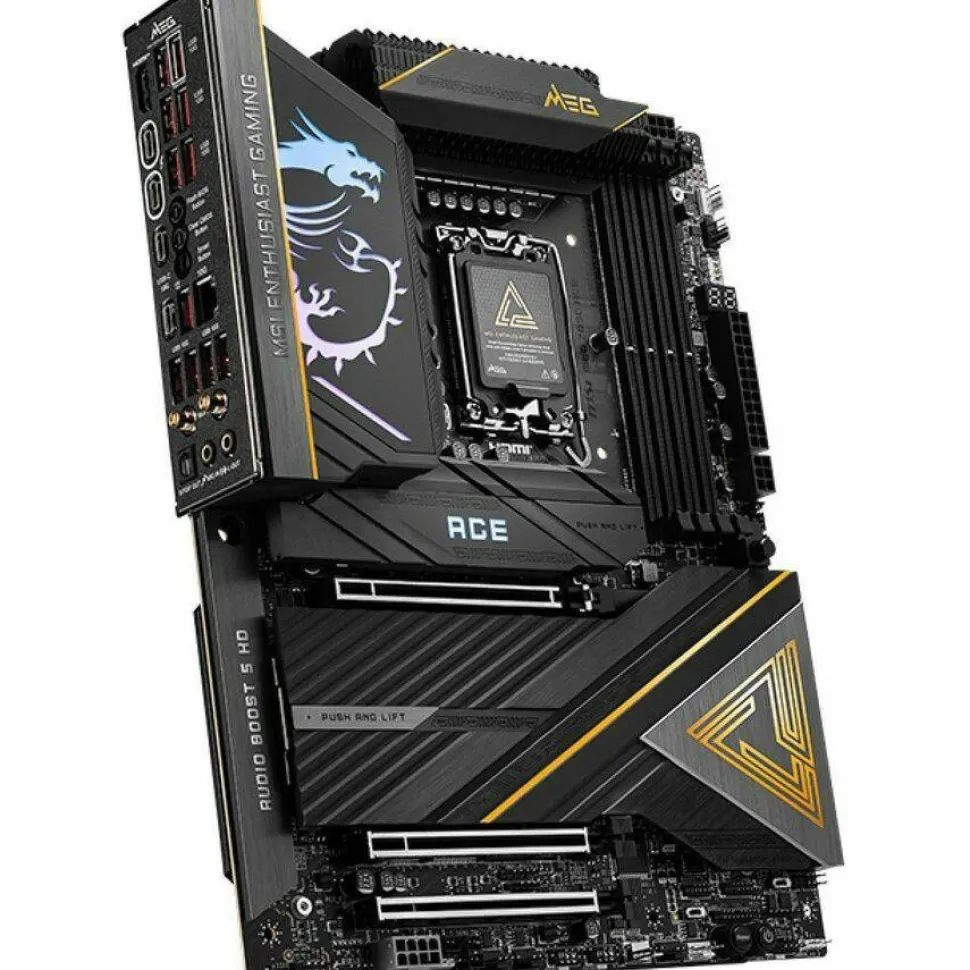 MSI MEG Z890 ACE ATX Motherboard LGA 1851 for Intel Core Ultra series 2 CPU with DDR5 RAM supports