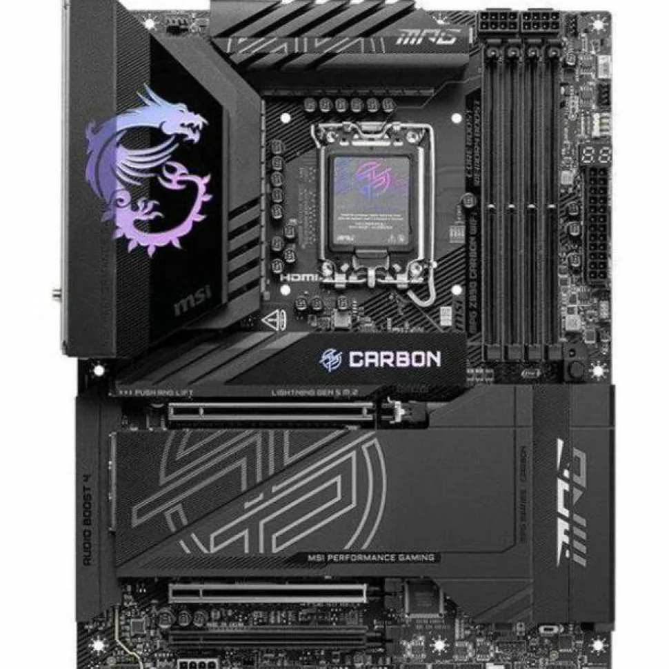 MSI MPG Z890 CARBON ATX GAMING MOTHERBOARD LGA 1851 for Intel Core Ultra CPU
