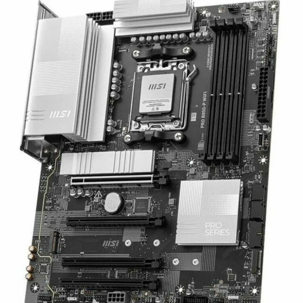 MSI Pro B850-P WIFI Gaming Desktop Motherboard - AMD B850 Chipset - Socket AM5 - ATX