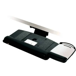 3M Sit/Stand Adjustable Keyboard Tray, Black