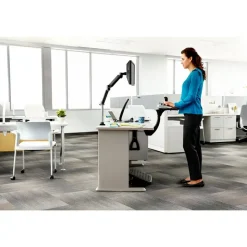 3M Sit/Stand Adjustable Keyboard Tray, Black