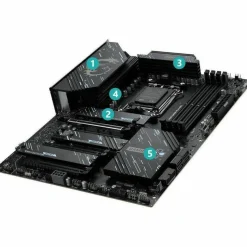 MSI X870E GAMING PLUS WIFI Gaming Desktop Motherboard - AMD X870E Chipset - Socket AM5 - ATX