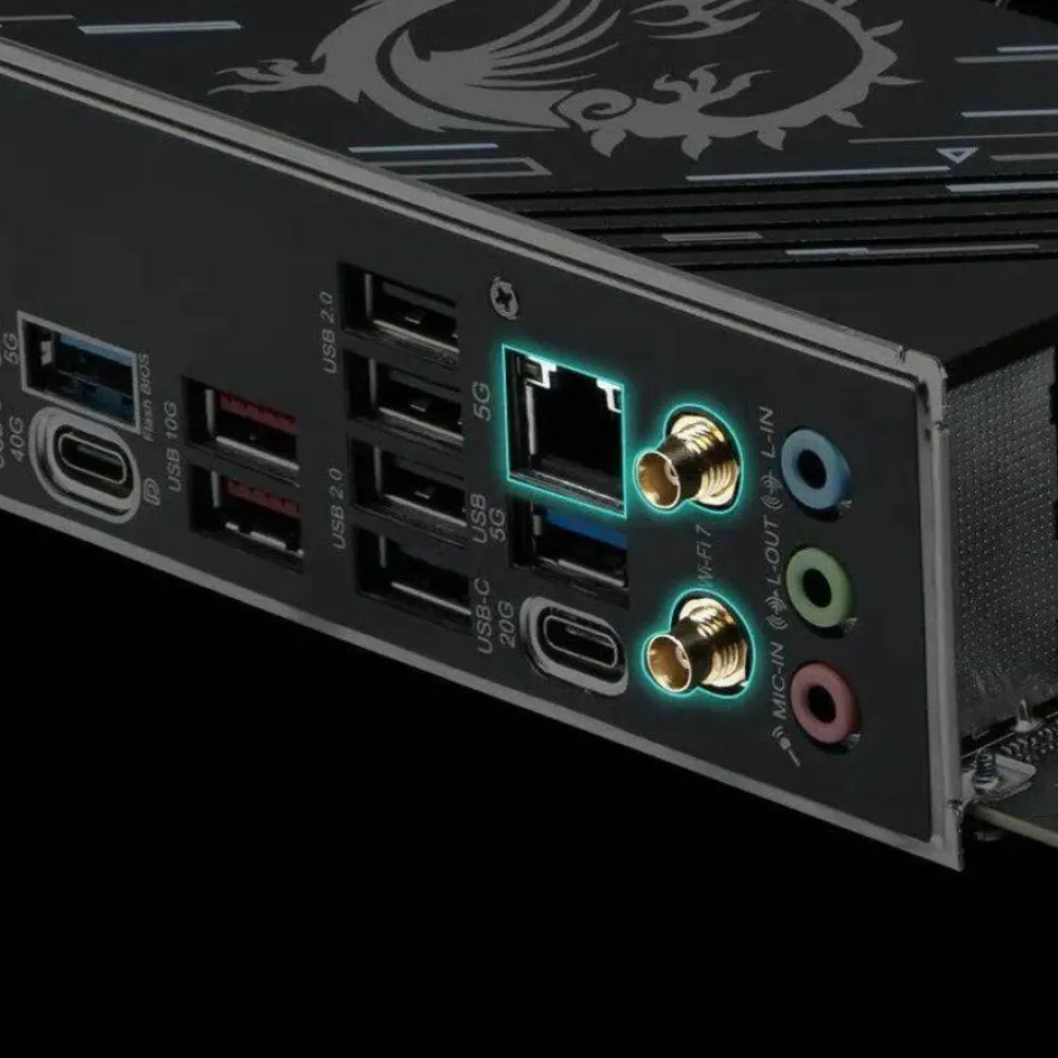 MSI X870E GAMING PLUS WIFI Gaming Desktop Motherboard - AMD X870E Chipset - Socket AM5 - ATX