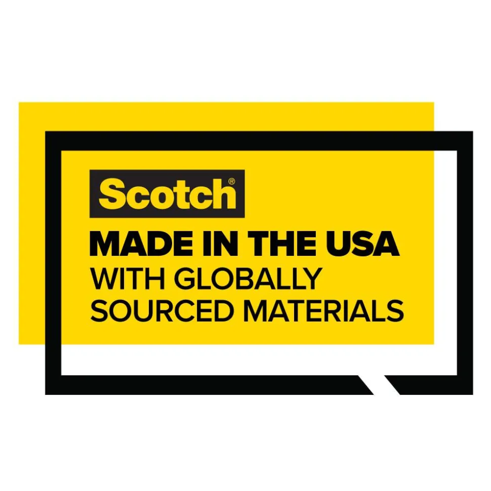 3M Tartan 3710 General Purpose Packaging Tape, 1-7/8" x 54.6 Yd., Clear, Pack Of 6 Rolls