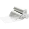 MultiPlast Systems High-Density Can Liners, 0.24 mil, 7-Gallon, 24” x 24”, Clear, 50 Bags Per Pack, Case Of 20 Packs