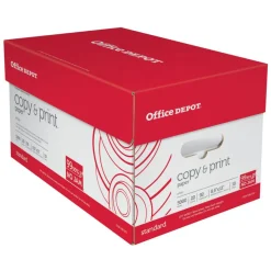 Multi-Use Printer & Copy Paper, White, Letter (8.5" x 11"), 5000 Sheets Per Case, 20 Lb, 92 Brightness