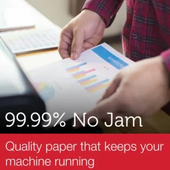 Multi-Use Printer & Copy Paper, White, Letter (8.5" x 11"), 4000 Sheets Per Case, 20 Lb, 94 Brightness