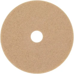 3M Ultra High-Speed Floor Burnishing Pads 3400, 20" Diameter, Tan, 5/Carton