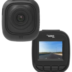 myGEKOgear by Adesso Orbit 132 Full HD 1080p Wi-Fi Dash Cam with Blind Spot Mirrors and 8GB MicroSD Card