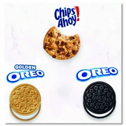 Nabisco Cookie Variety Pack, Assorted Flavors, 0.77 oz Pack, 60 Packs/Carton
