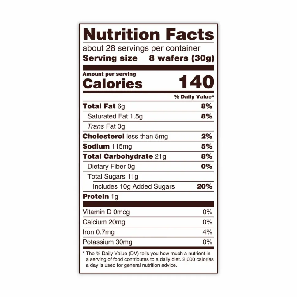 Nabisco Nilla Wafers, 15 oz Box, 2 Boxes/Pack