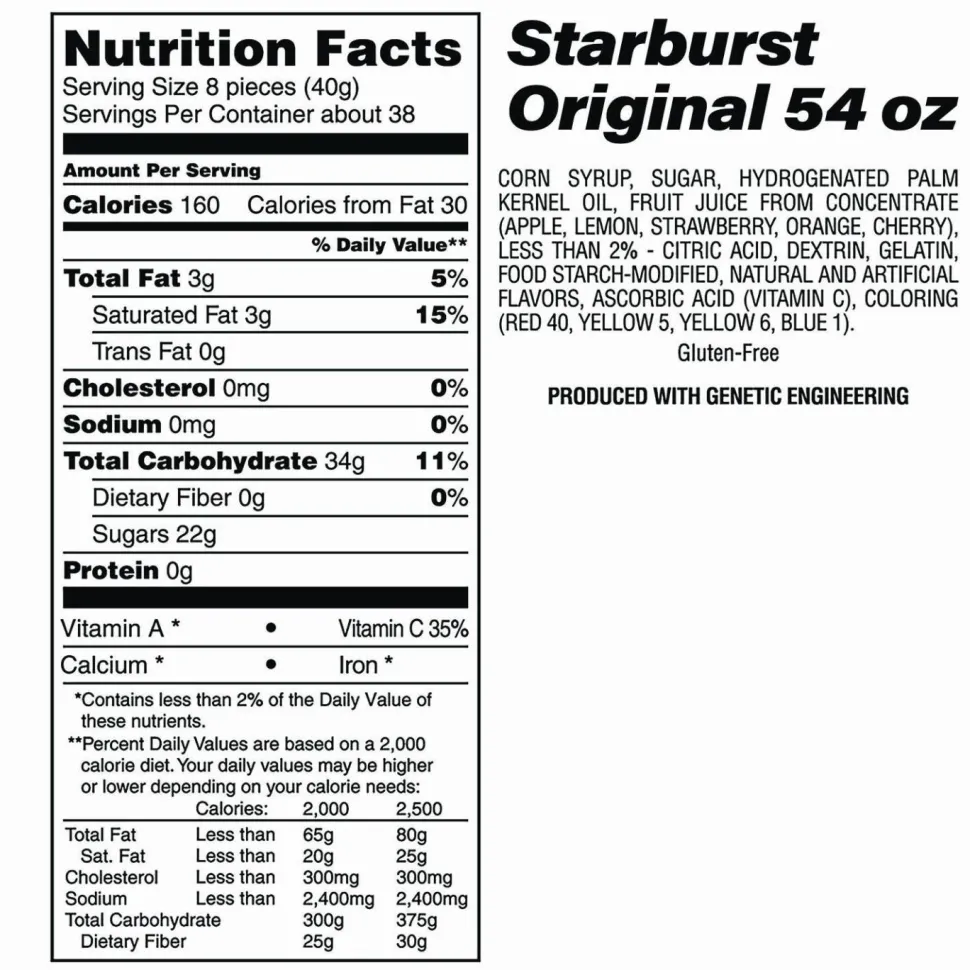 National Brand Chewy and Hard Candy Party Asst, Jolly Rancher/Starburst, 8.5 lbs Total, 2 Bag Bundle
