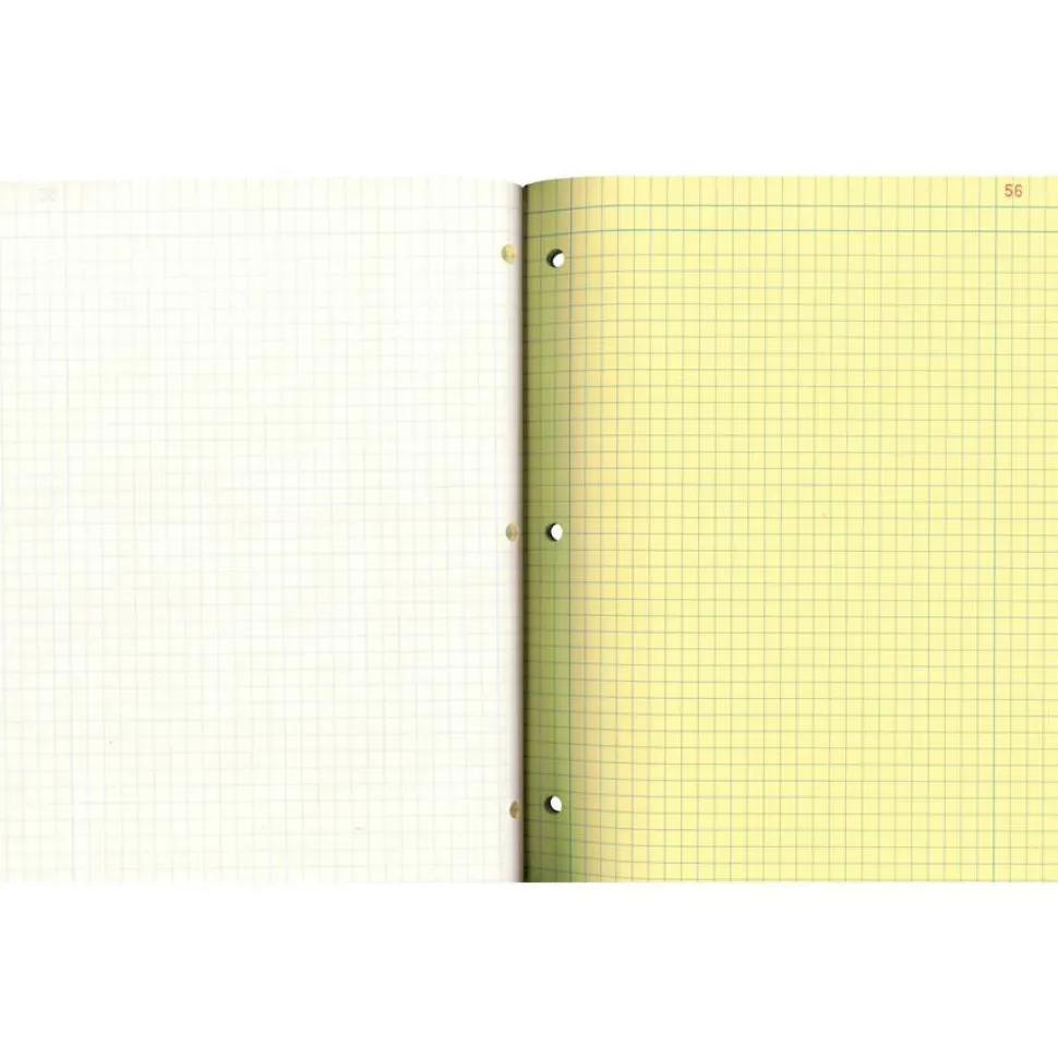 National Brand Laboratory Research Notebooks, 9 1/4" x 11", Quadrille Ruled, 100 Sheets, Brown