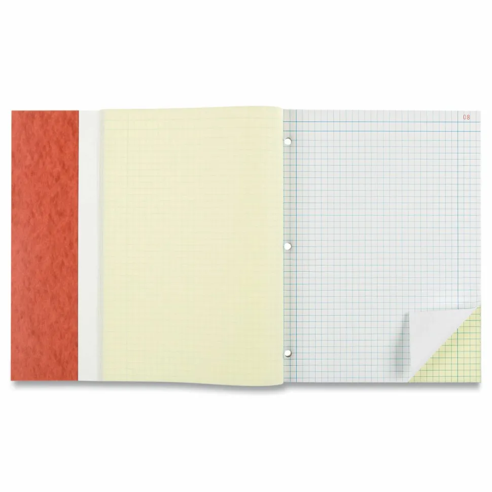 National Brand Laboratory Research Notebooks, 9 1/4" x 11", Quadrille Ruled, 100 Sheets, Brown
