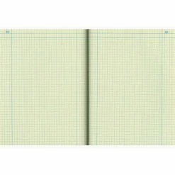 National Brand 100% Recycled Computation Notebook, 4 x 4 Quad, 11 3/4" x 9 1/4", 75 Sheets