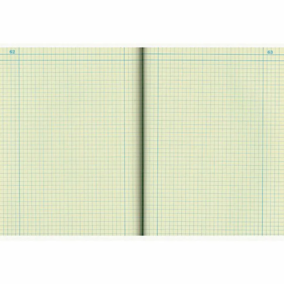 National Brand 100% Recycled Computation Notebook, 4 x 4 Quad, 11 3/4" x 9 1/4", 75 Sheets
