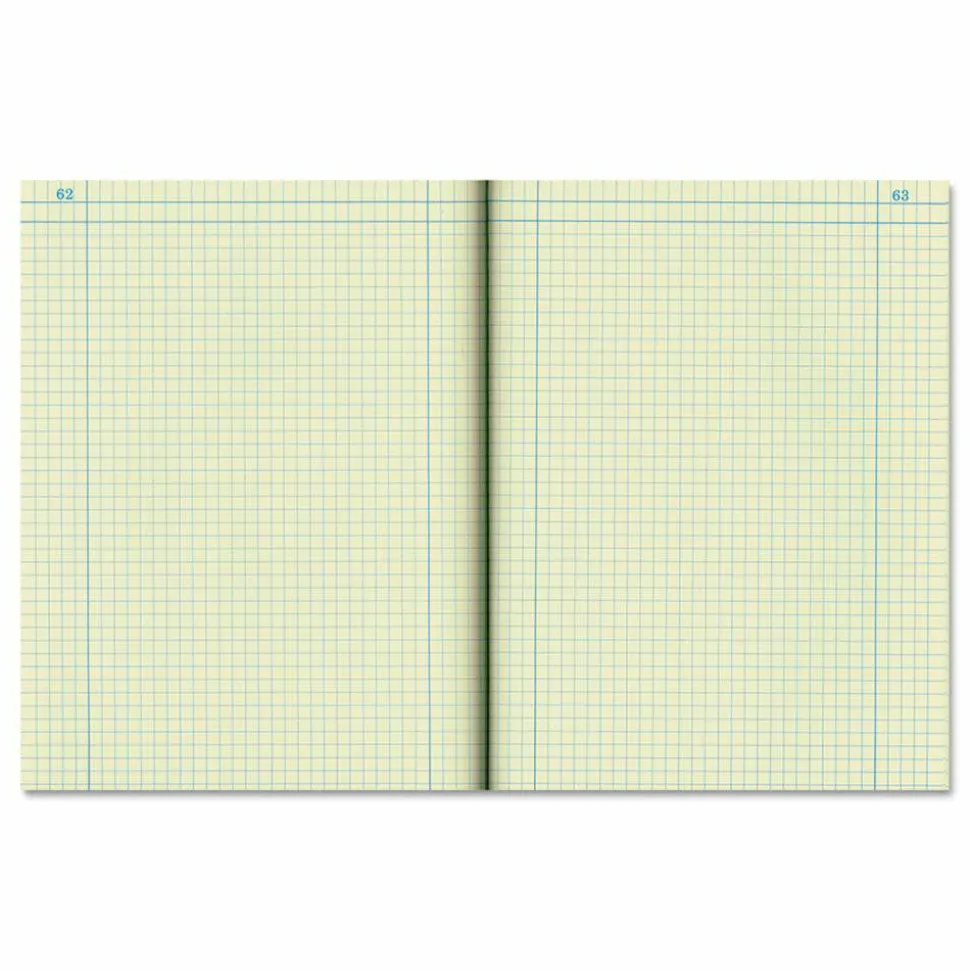 National Brand 100% Recycled Computation Notebook, 4 x 4 Quad, 11 3/4" x 9 1/4", 75 Sheets