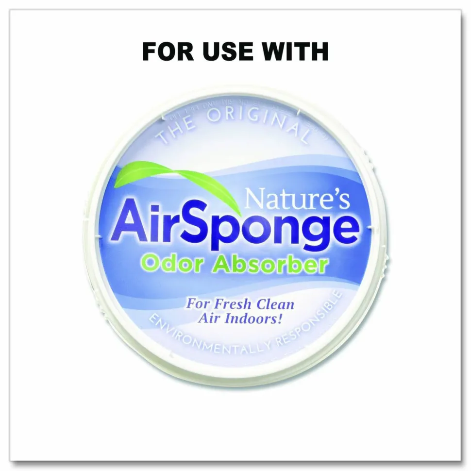 Nature's Air Wall Mount Holder, 6 x 6 x 4, White, 12/Carton