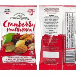 Nature's Garden Healthy Trail Mix Snack Packs, 1.2 oz Pouch, 50 Pouches/Carton