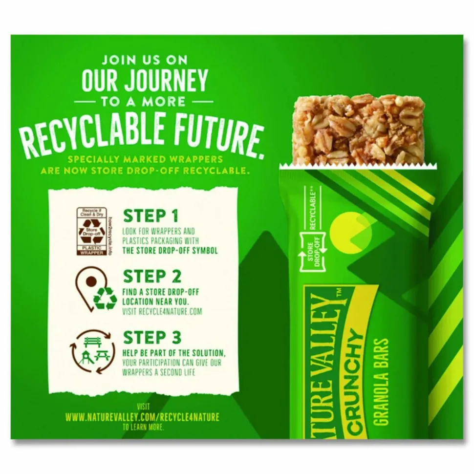 Nature Valley Granola Bars, Oat's 'N Honey, 1.5 Oz, Box Of 18