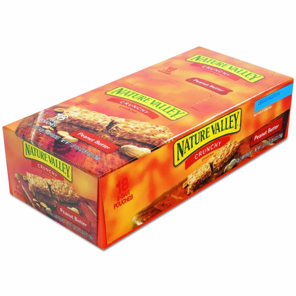 Nature Valley Granola Bars, Peanut Butter Cereal, 1.5oz Bar, 18/Box