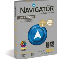 Navigator Platinum Office Multi-Use Printer & Copy Paper, Bright White, Letter (8.5