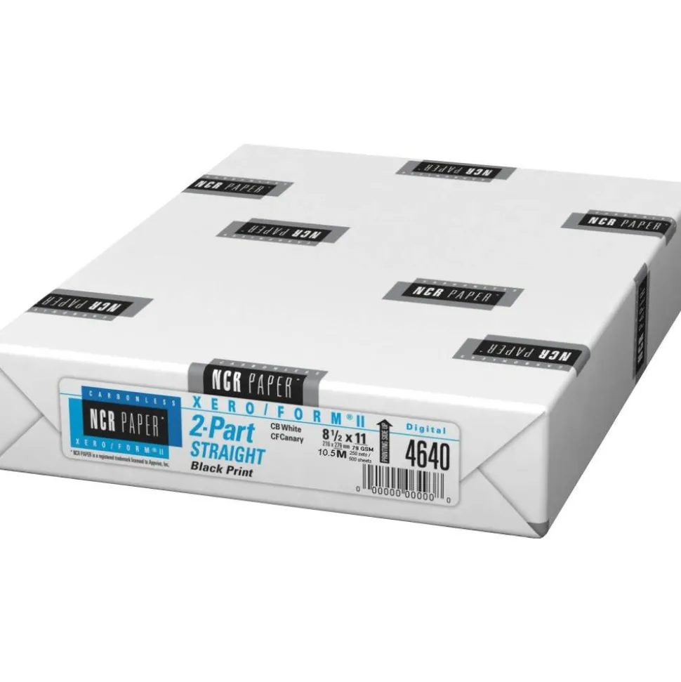 NCR Paper Xero/Form II Carbonless Paper Sheets - White/Yellow