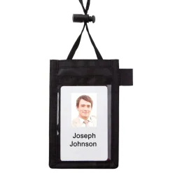 Neck Pouch Name Badge, Vertical, 2 1/4" x 3 1/2"