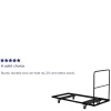 Neena Black Folding Table Dolly for 30''W x 72''D Rectangular Folding Tables