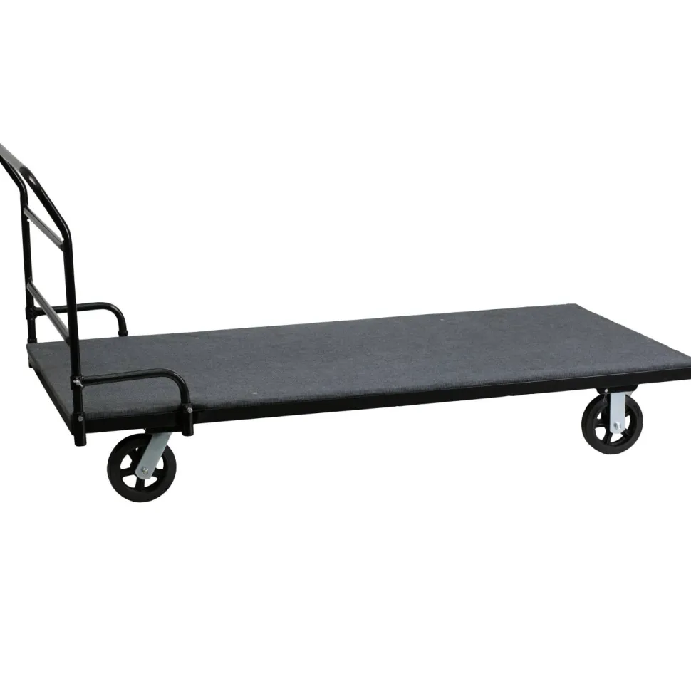 Neena Folding Table Dolly with Carpeted Platform for Rectangular Tables