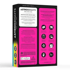 Neenah Astrobrights Bright Color Copy Paper, 1 Ream, Bright Assortment, Letter (8.5