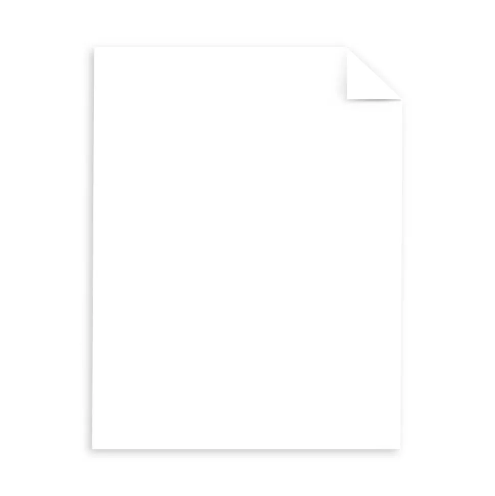 Neenah Premium Card Stock, Bright White, Letter (8.5" x 11"), 65 Lb, Pack Of 250