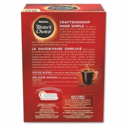 NESCAFE Taster's Choice Instant Coffee Sticks, Original, 0.06 oz, 80 Sticks