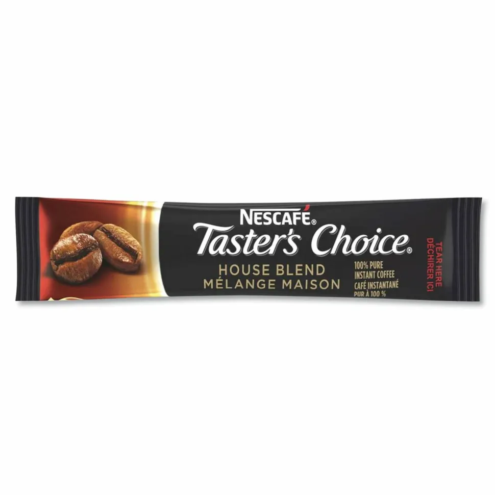 NESCAFE Taster's Choice Instant Coffee Sticks, Original, 0.06 oz, 80 Sticks