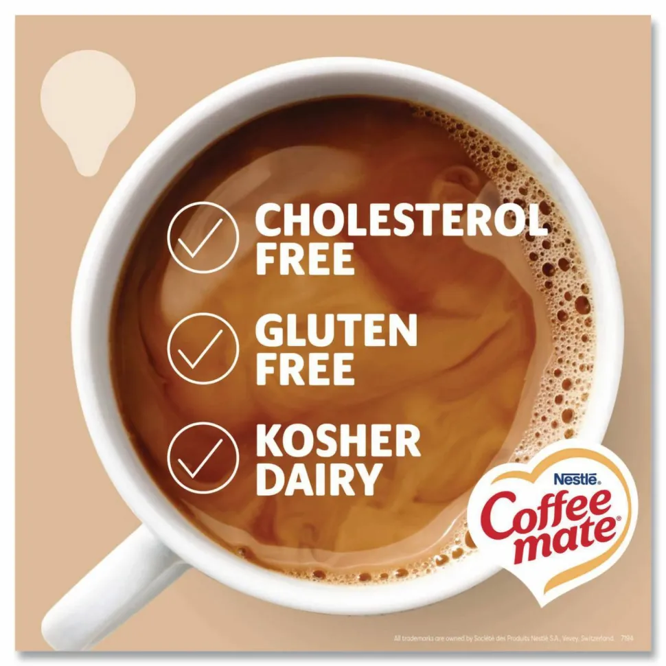Nestlé Coffee-mate Liquid Creamer, Original Flavor, 0.38 Oz Single Serve, 360/Pack