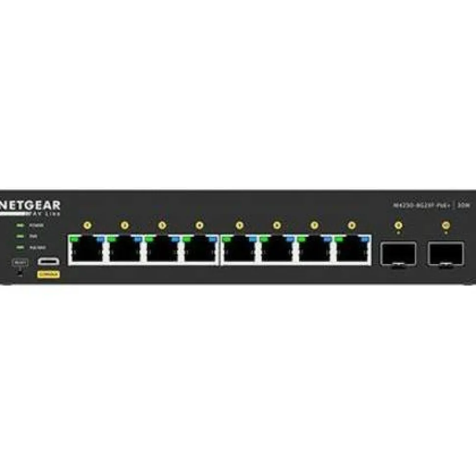 Netgear AV Line M4250 GSM4210PX Ethernet Switch