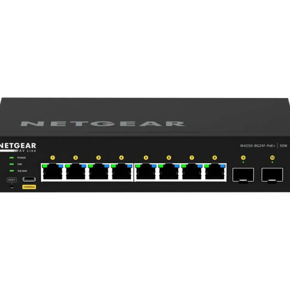 Netgear AV Line M4250 GSM4210PX Ethernet Switch
