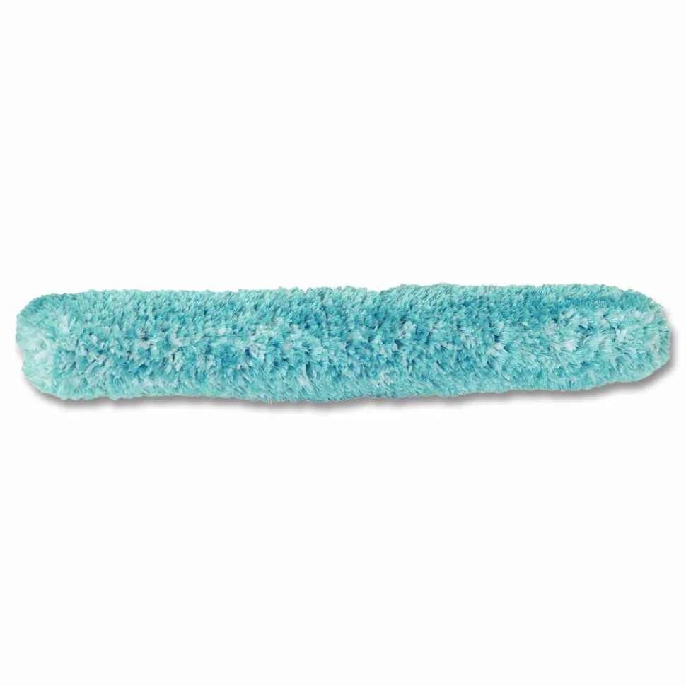 Nexstep Commercial Products MaxiPlus Combo Window Washer and Squeegee Microfiber Replacement Sleeve, 15.5" Wide, Blue