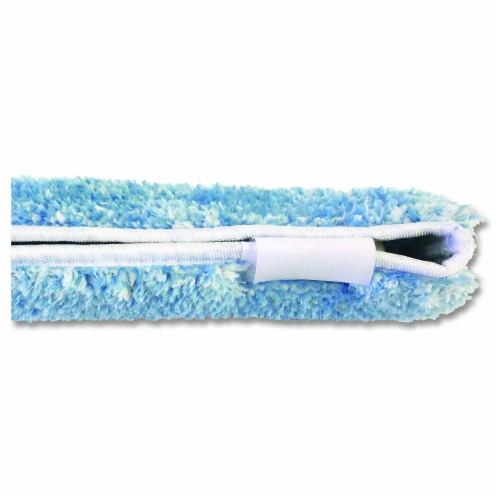 Nexstep Commercial Products MaxiPlus Combo Window Washer and Squeegee Microfiber Replacement Sleeve, 15.5" Wide, Blue