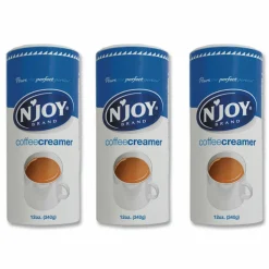 N'Joy Non-Dairy Coffee Creamer, Original, 12 oz Canister, 3/Pack